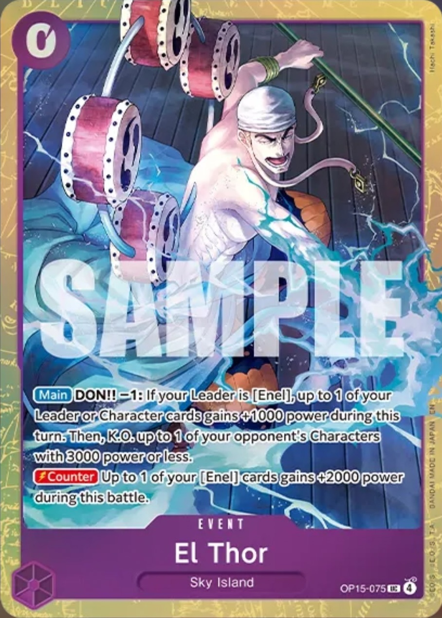 El Thor OP15-075 Alternate Art