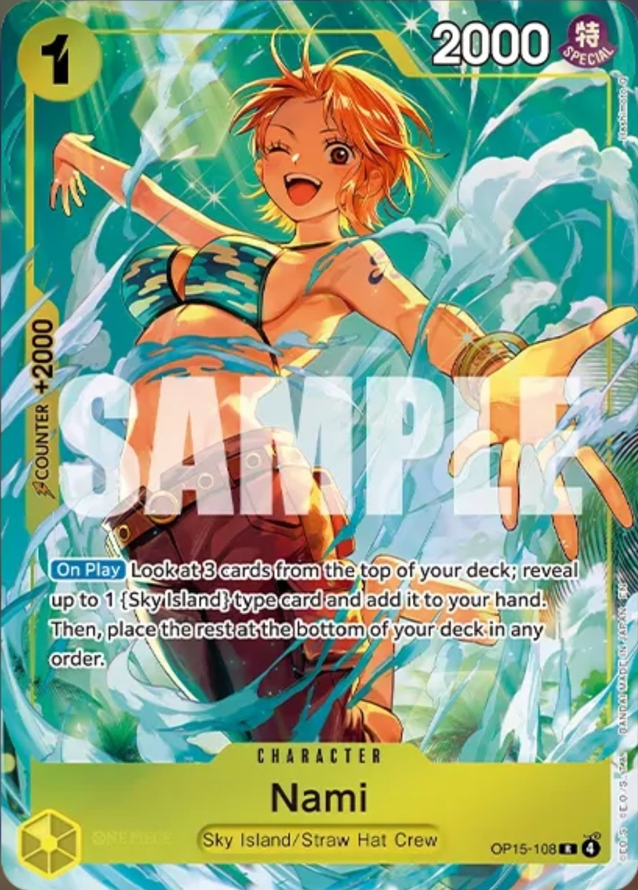 Nami OP15-108 Alternate Art