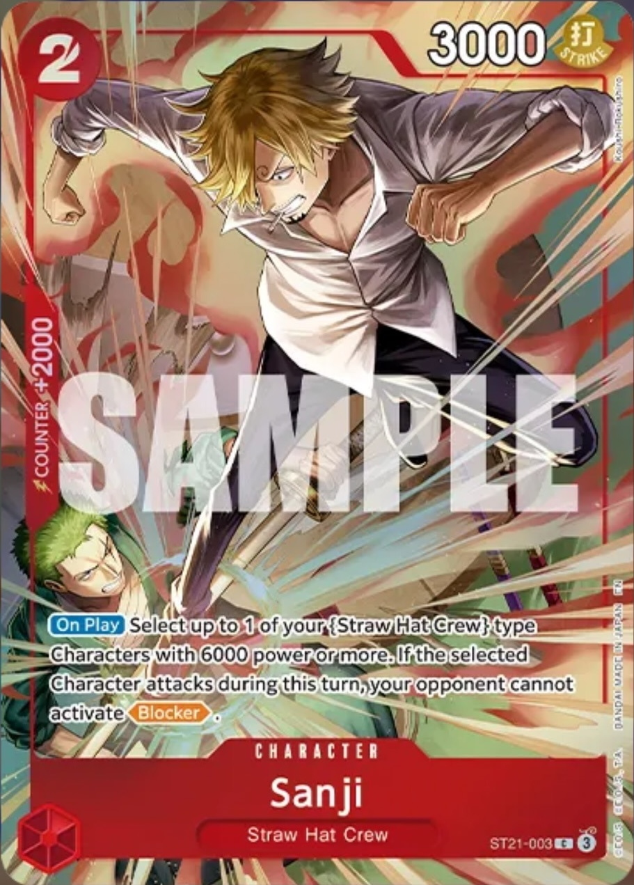 Sanji ST21-003 Alternate Art