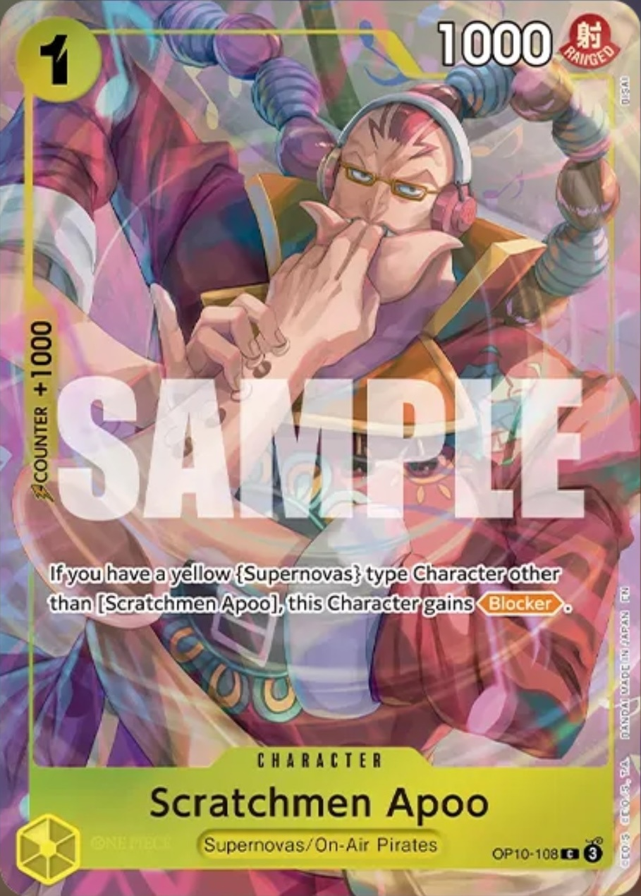 Scratchmen Apoo OP10-108 Alternate Art