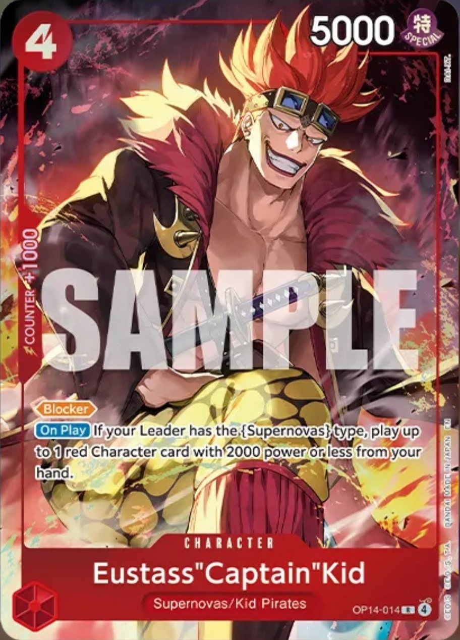 Eustass"Captain"Kid OP14-014 Alternate Art