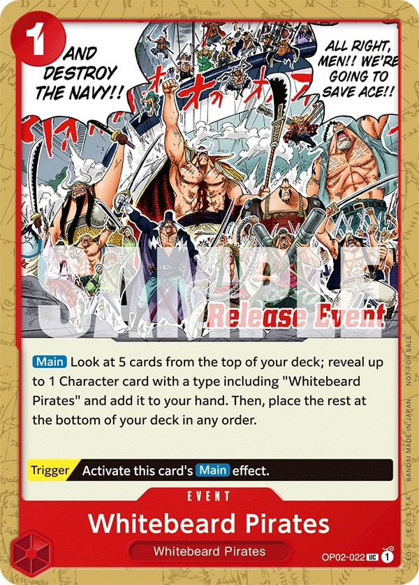 Whitebeard Pirates OP02-022 Alternate Art