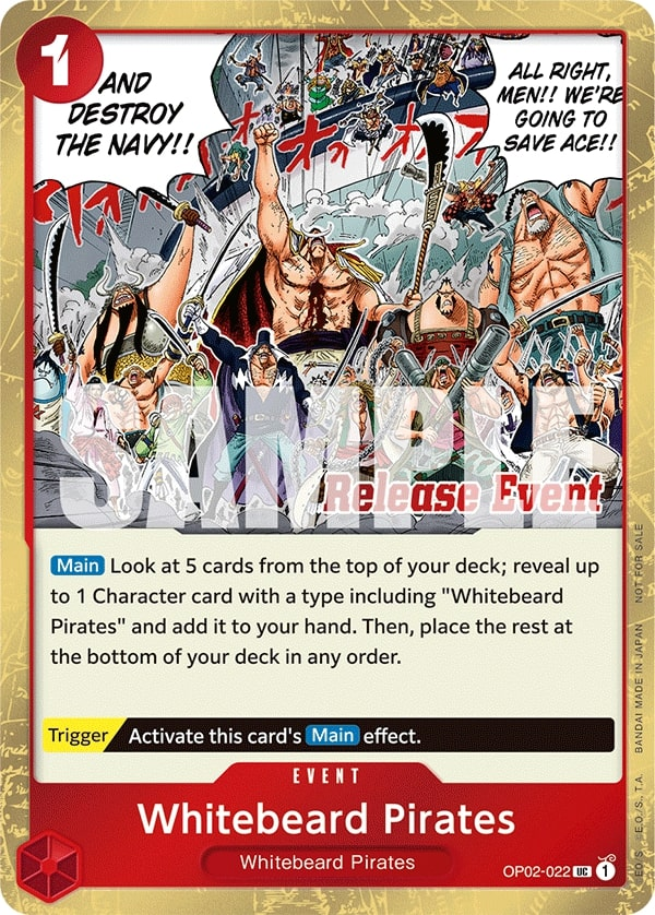 Whitebeard Pirates OP02-022 Alternate Art