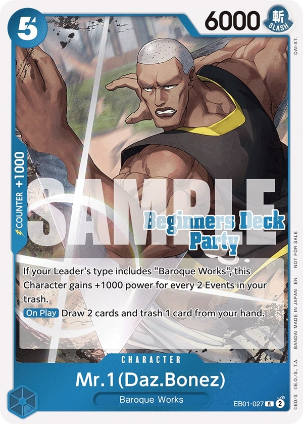 Mr.1(Daz.Bonez) EB01-027 Alternate Art