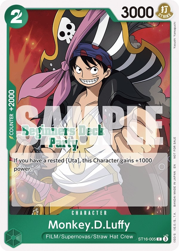 Monkey.D.Luffy ST16-005 Alternate Art