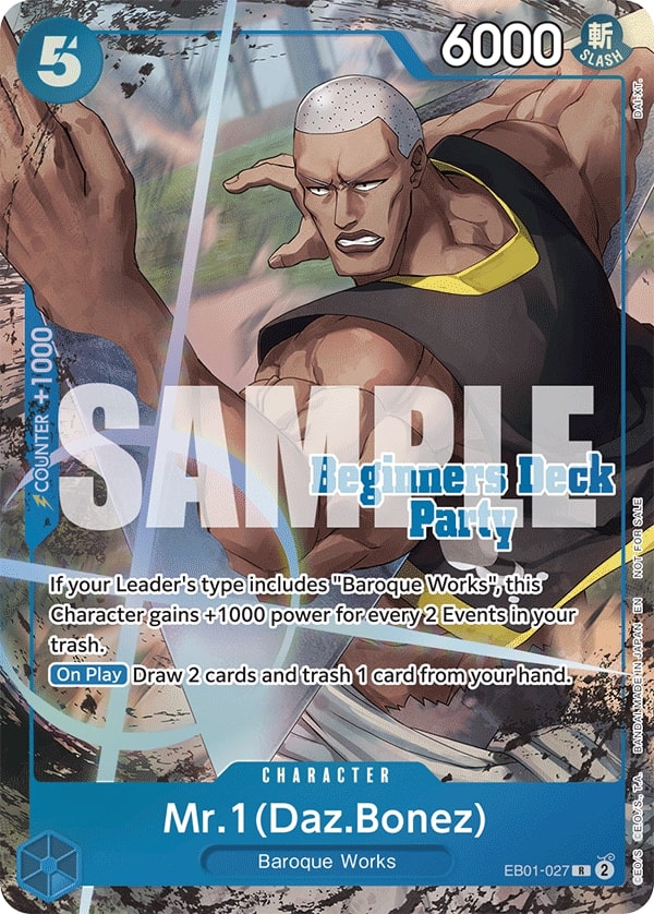 Mr.1(Daz.Bonez) EB01-027 Alternate Art