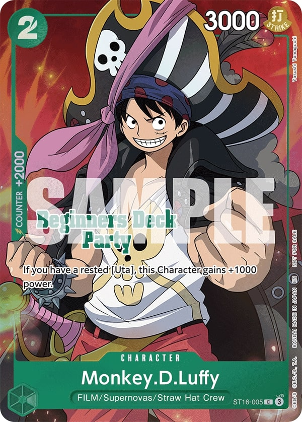 Monkey.D.Luffy ST16-005 Alternate Art