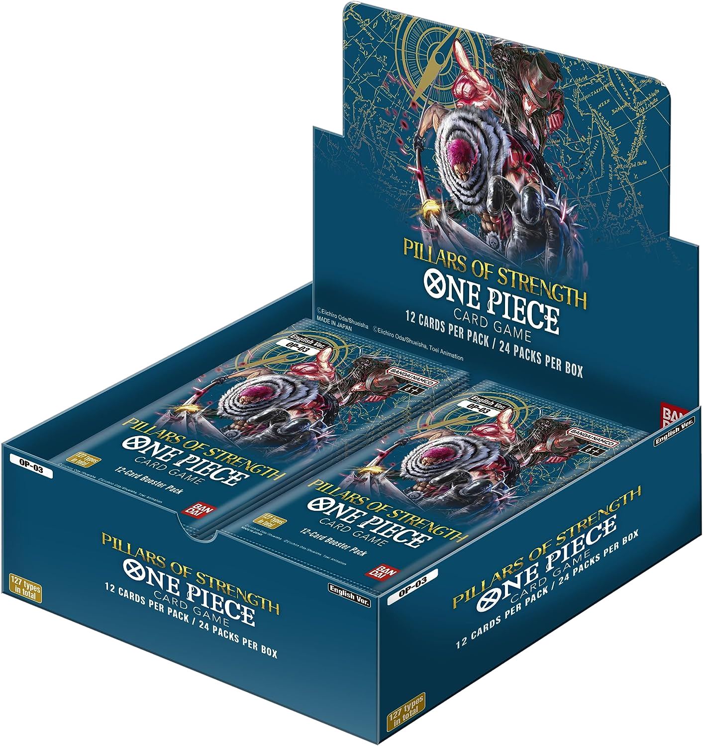 Booster Box OP-03 One Piece TCG sealed product