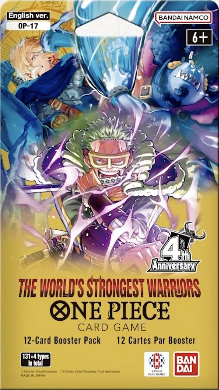 Sleeved Booster Pack OP-17 One Piece TCG sealed product