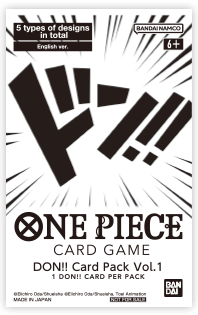 DON!! Card Pack Vol.1 One Piece TCG sealed product