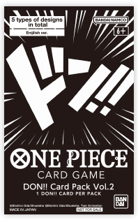 DON!! Card Pack Vol.2 One Piece TCG sealed product