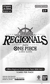 Offline Regional Participation Pack 2024 Vol.1 - March-May 2024 One Piece TCG sealed product