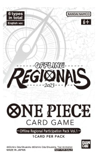 Offline Regional Participation Pack Vol.1 April – July 2023 One Piece TCG sealed product