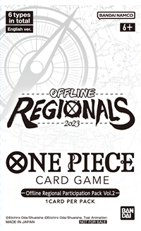 Offline Regional Participation Pack Vol.2 October, December 2023 One Piece TCG sealed product