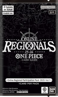 Online Regional Participation Pack 2025 Vol.1 One Piece TCG sealed product
