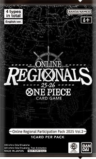 Online Regional Participation Pack 2025 Vol.2 One Piece TCG sealed product