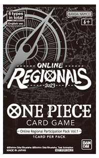 Online Regional Participation Pack Vol.1 One Piece TCG sealed product