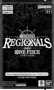 Online Regional Participation Pack Vol.2 One Piece TCG sealed product