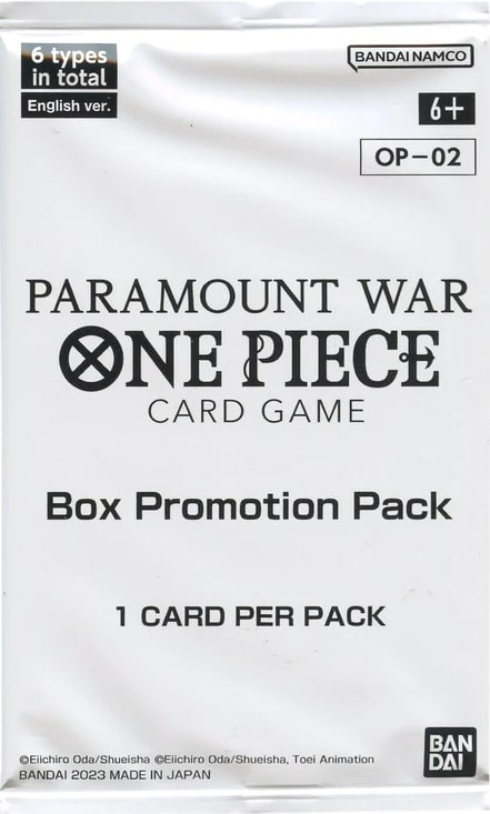 Promotion Pack OP-02 One Piece TCG sealed product