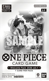 Welcome Pack 2026 Vol.1 One Piece TCG sealed product