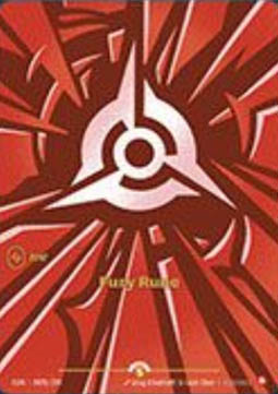 Fury Rune OGN-007b/298 Foil Riftbound card