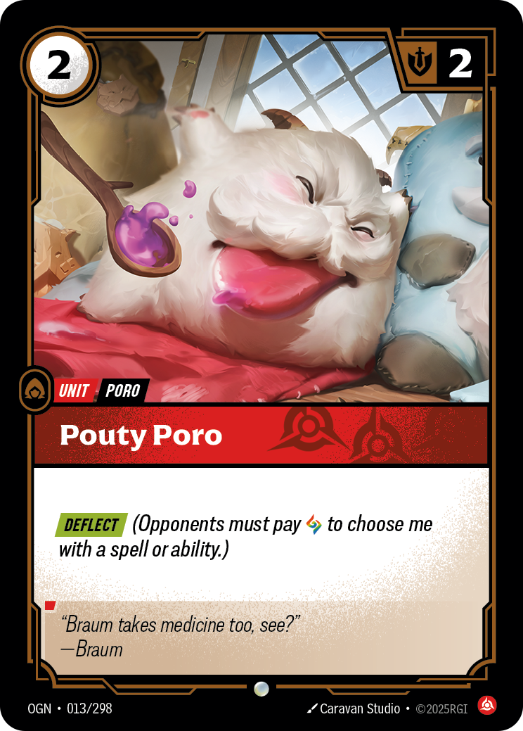 Pouty Poro OGN-013/298 Normal Riftbound card