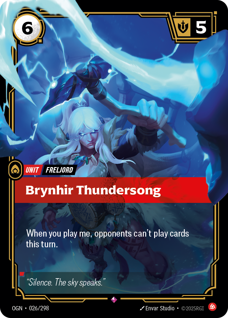 Brynhir Thundersong OGN-026 · Normal Foil