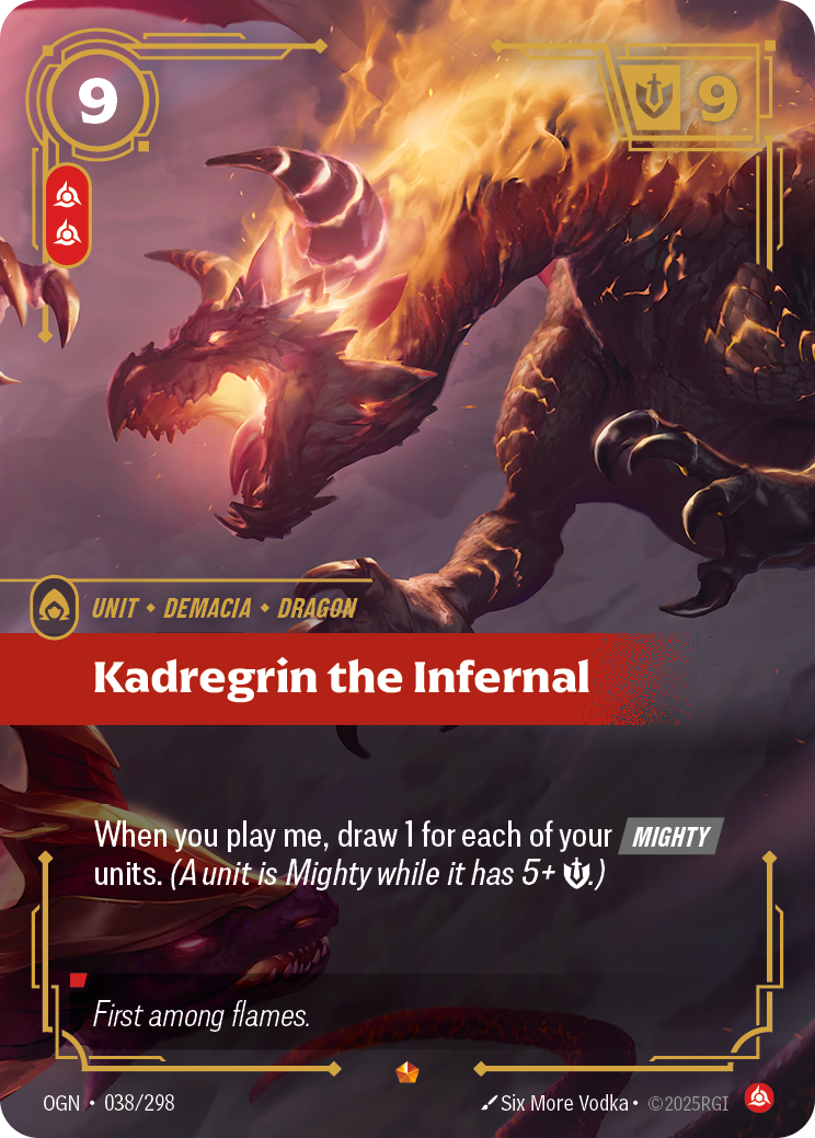 Kadregrin the Infernal OGN-038/298 Normal Riftbound card