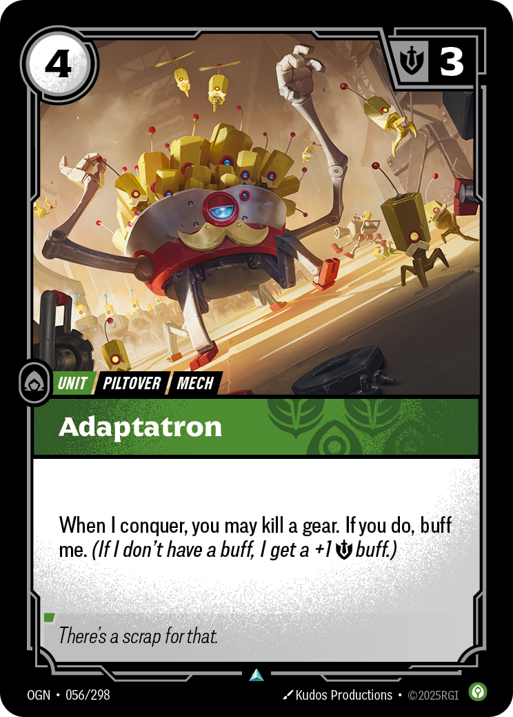 Adaptatron OGN-056/298 Normal Riftbound card