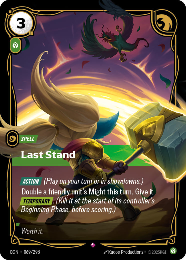 Last Stand OGN-069/298 Normal Riftbound card