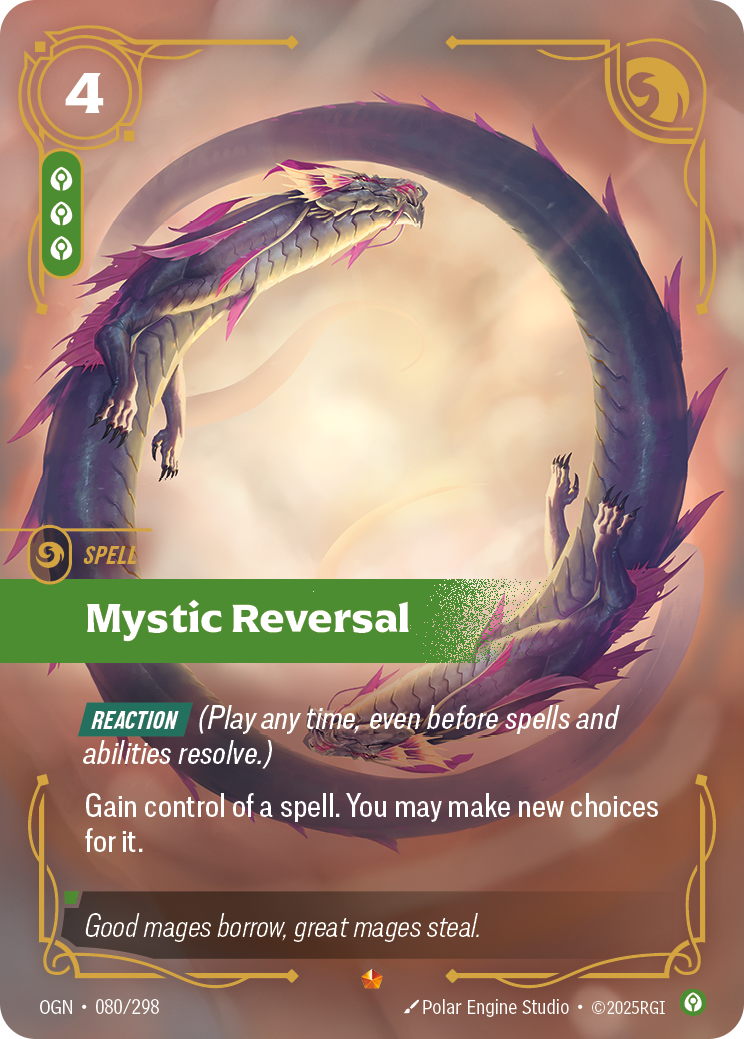 Mystic Reversal OGN-080/298 Normal Riftbound card