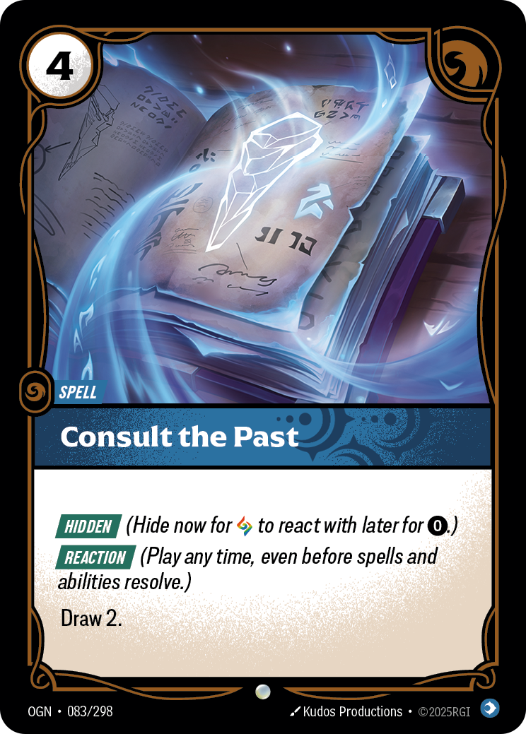Consult the Past OGN-083/298 Normal Riftbound card