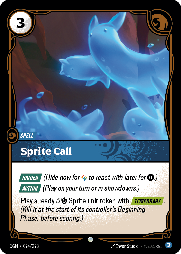 Sprite Call OGN-094/298 Normal Riftbound card