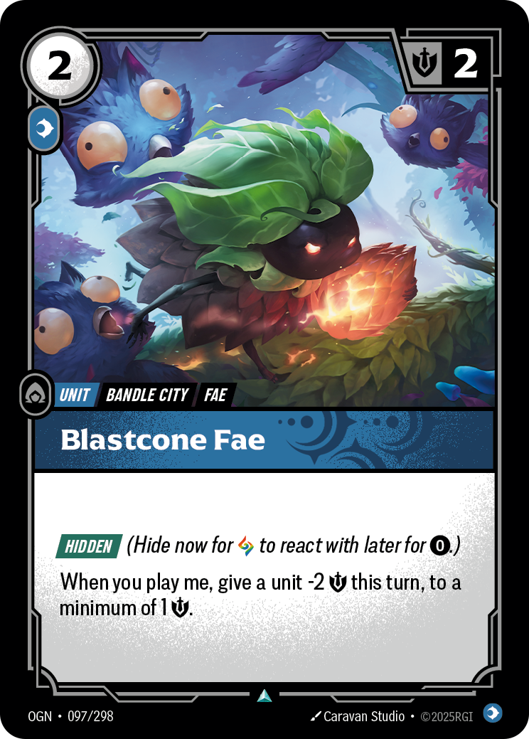 Blastcone Fae OGN-097/298 Normal Riftbound card