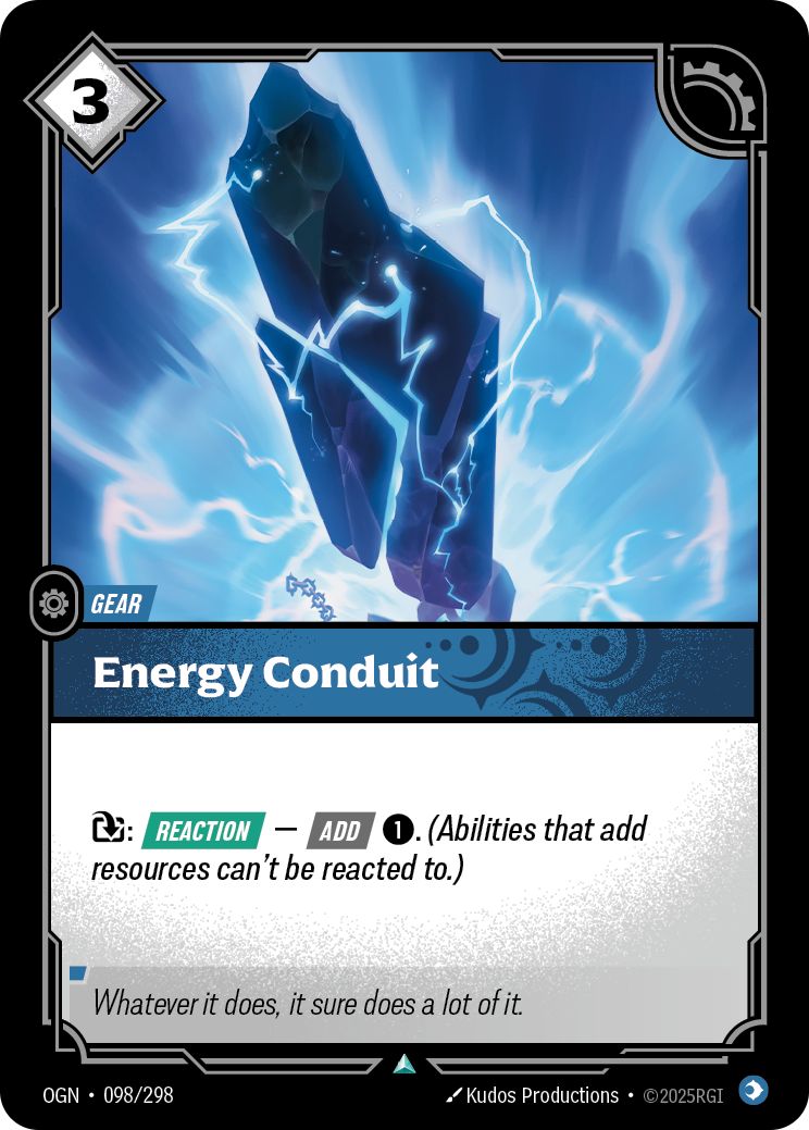 Energy Conduit OGN-098/298 Normal Riftbound card