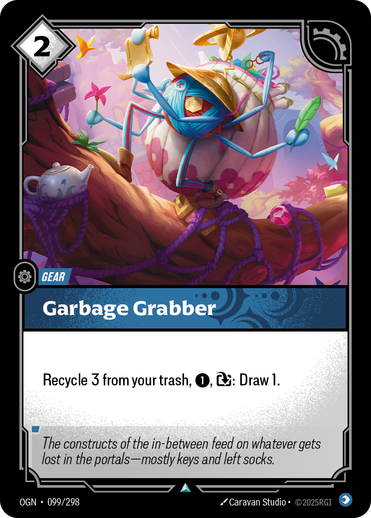 Garbage Grabber OGN-099/298 Normal Riftbound card