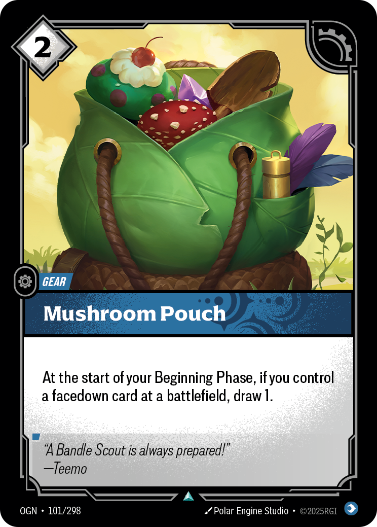 Mushroom Pouch OGN-101/298 Normal Riftbound card