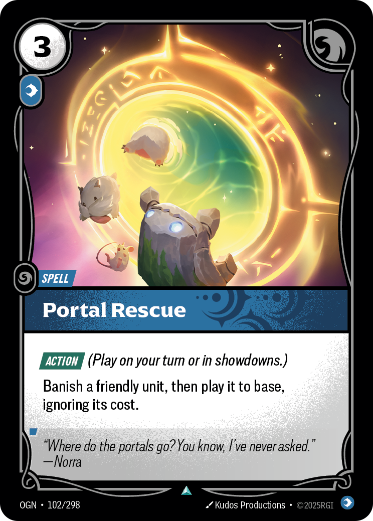 Portal Rescue OGN-102/298 Normal Riftbound card