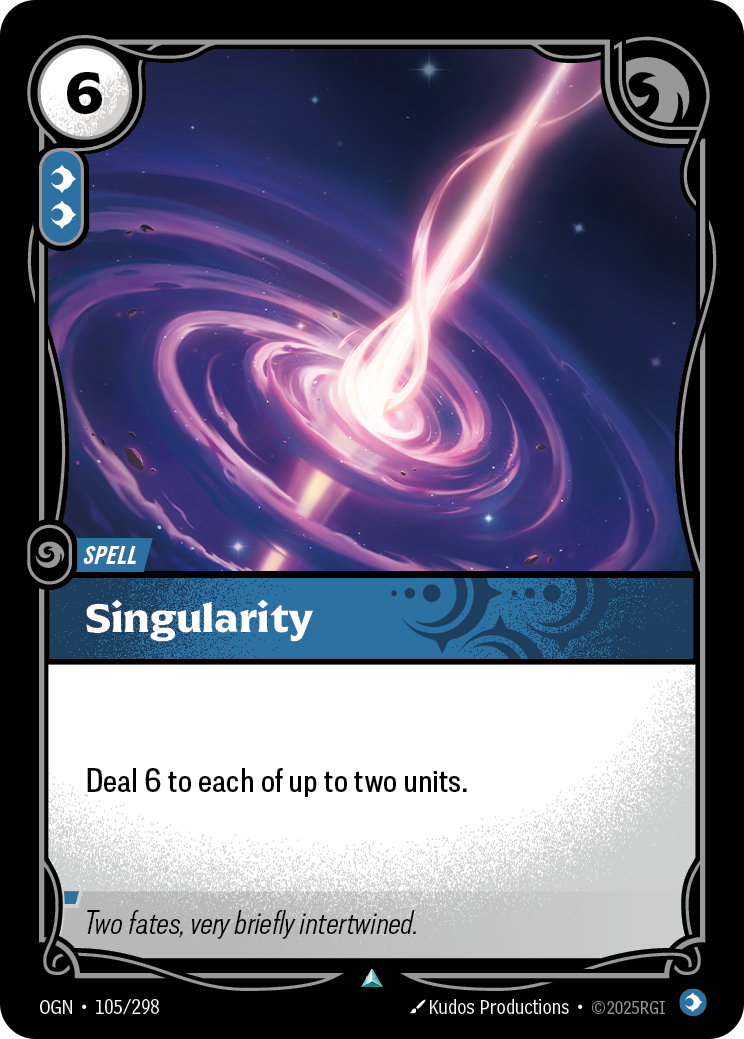 Singularity OGN-105/298 Normal Riftbound card