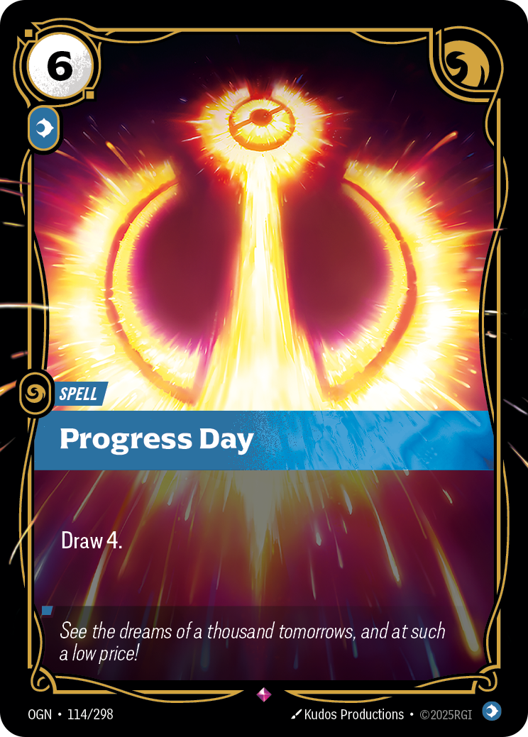 Progress Day Riftbound card