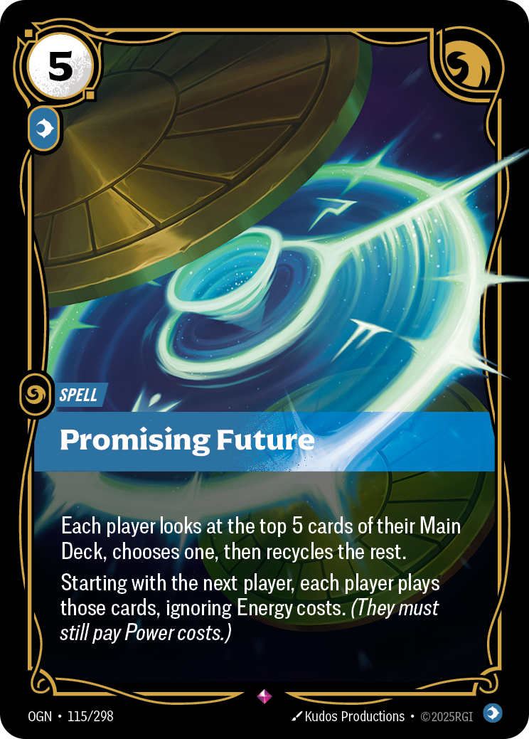 Promising Future Riftbound card