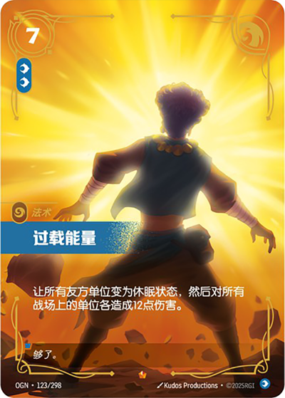 Unchecked Power OGN-123/298-CN Normal Riftbound card
