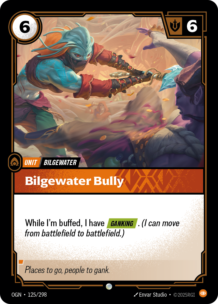 Bilgewater Bully OGN-125/298 Normal Riftbound card
