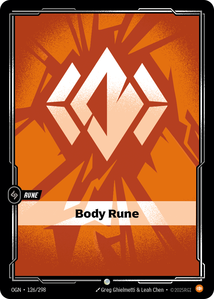 Body Rune OGN-126/298 Normal Riftbound card