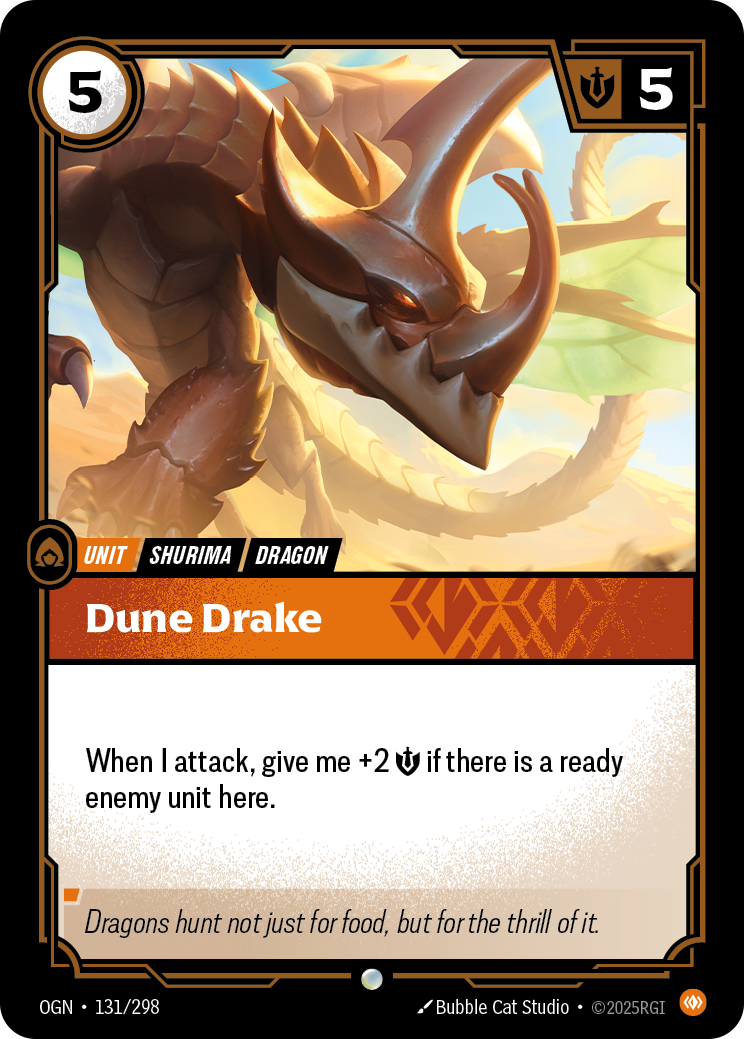 Dune Drake OGN-131/298 Normal Riftbound card
