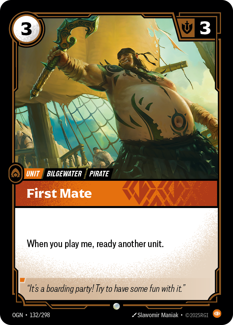 First Mate OGN-132/298 Normal Riftbound card