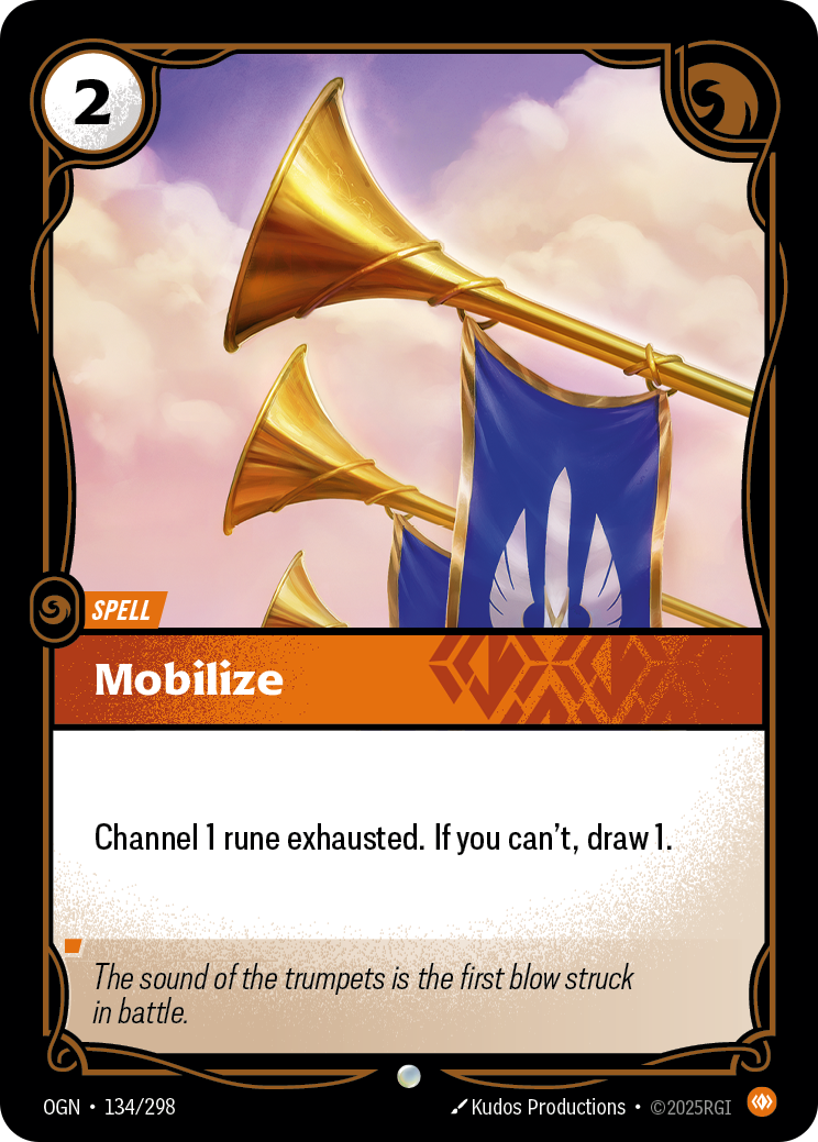Mobilize OGN-134/298 Normal Riftbound card