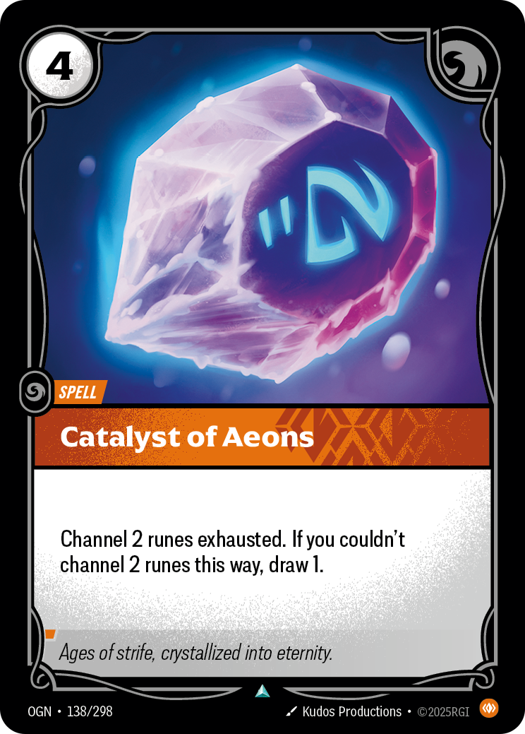 Catalyst of Aeons OGN-138/298 Normal Riftbound card
