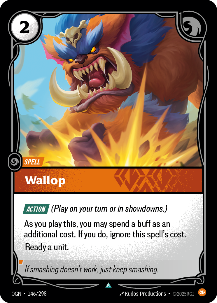 Wallop OGN-146/298 Normal Riftbound card