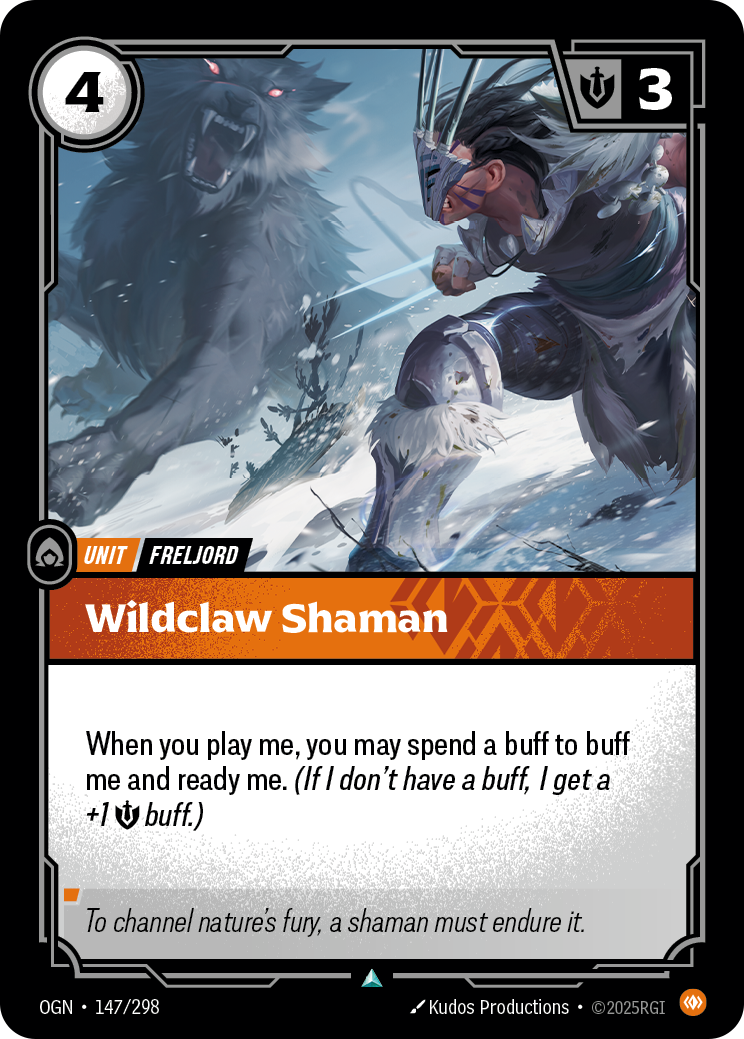 Wildclaw Shaman OGN-147/298 Normal Riftbound card